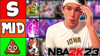 BEST SMALL FORWARDS TIER LIST NBA 2K23 MyTEAM [upl. by Doug824]