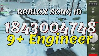 9 Engineer Roblox Song IDsCodes [upl. by Ecnerret570]