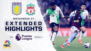 Aston Villa v Liverpool  PREMIER LEAGUE HIGHLIGHTS  5132024  NBC Sports [upl. by Frisse]