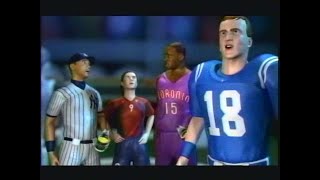 Gatorade Foosball Derek Jeter Mia Hamm Vince Carter Payton Manning Nickelodeon Apr 14 2001 [upl. by Igor]