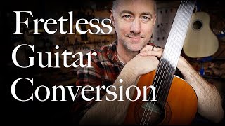 How to Convert a Guitar to a Fretless Guitar [upl. by Merill]