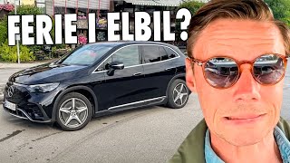 Ferie til Østeuropa i elbil – og hjem igen ad Autobahn i et stræk  MercedesBenz EQE SUV 350 4Matic [upl. by Vida32]