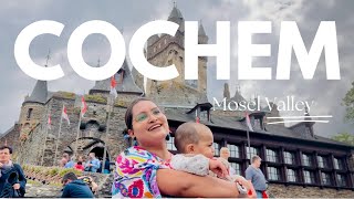 Moselle valley cochem town  german riesling wine river moselle  luxembourg 4k [upl. by Culhert]