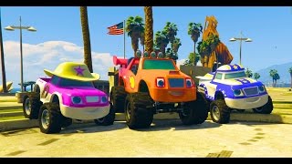 Blaze Cartoon for Kids for Children New Movies 2016 Blaze and the Monster Machines [upl. by Monah294]