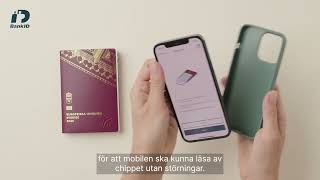 Så skaffar du Mobilt BankID digitalt med hjälp av ditt svenska pass eller nationella ID [upl. by Yoccm]