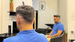 Mid Skin fade with classic hairstyle reels hairstyle reels ￼ [upl. by Fatma]