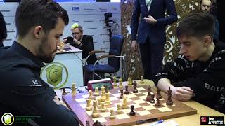 Playing Carlsens favourite opening against him  Carlsen vs Dubov  World Blitz 2019 [upl. by Lewak]