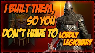 LORDLY LEGIONARY  I Built Them So You Dont Have To  RAID Shadow Legends [upl. by Aisatsanna91]