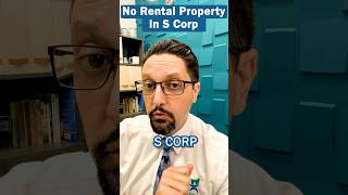 No Rental Properties In SCorp scorp rentalproperty taxes [upl. by Yanffit]