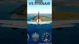 Normal Landings vs RyAnAiR Landings 🤣🤣 GeoFS Edition shorts ryanair landing aviation geofs [upl. by Neveda806]