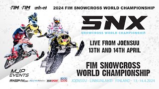 FIM SNOWCROSS WORLD CHAMPIONSHIP Joensuu Finland 1442024 [upl. by Billi627]