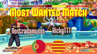 ssf2xjr1 Nostradamusss PT vs RickyTTT CATALONIA Super SF II X ssf2x ssf2 Fightcade May 7 [upl. by Inor]