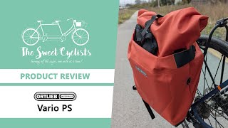 Ortlieb Vario Waterproof Hybrid Pannier Backpack Review  feat Rollup Design  Laptop Holder [upl. by Barolet]