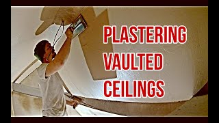 How To Plaster A Vaulted Ceiling  Plastering For Beginners [upl. by Cheadle]