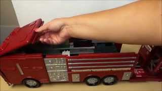 🚒🚨 Amazing Transforming Chad Valley Fire Engine into Fire Station Toy [upl. by Roanna]