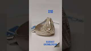 Castable Resin for 3d printers  BlueCast X10  jewelry [upl. by Akinit]