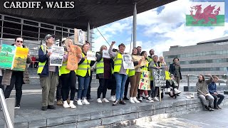 Say no to Hanson Quarry Wales Senedd Cardiff Bay [upl. by Leirbag]