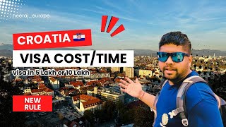 Croatia Visa aane main kitna Time lag rha hain or Croatia Visa in 5 Lakh To 10 Lakh [upl. by Langer604]