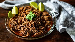 INSTANT POT BARBACOA A Chipotle Copycat Recipe [upl. by Cilka527]