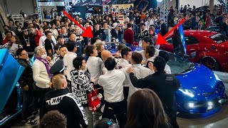 FIGHT BREAKS OUT at Tokyo Auto SalonLiberty Walk vs Morohoshi Crew [upl. by Bonnibelle543]