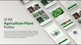 Harvest the Future Agriculture Plant App UI Template Showcase  Flutter App [upl. by Ahsenrad615]