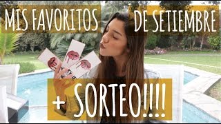 Mis favoritos de Septiembre   SORTEO [upl. by Suhsoj]