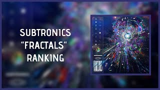 Ranking the “Fractals” LP Subtronics [upl. by Rodi]