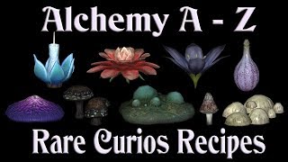 Skyrim Alchemy Guide Pt4 Creation Club Rare Curios Recipes amp Review [upl. by Hanid733]