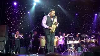 Eddie M Killer Sax Solo on Glamorous Life Latin Cruise [upl. by Ecirtap]