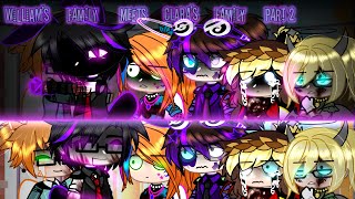 Aftons meet Claras family  My AU  Part 1  Gacha club video [upl. by Enelegna524]