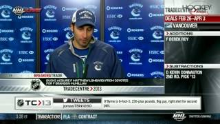 Roberto Luongo quotMy Contract Sucksquot [upl. by Nelia]