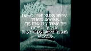 Infant Annihilator  Torn From the Womb Lyric Video [upl. by Lletnahs]