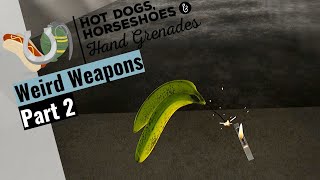 Testing Weird Guns Part 2  Hot Dogs Horseshoes amp Hand Grenades [upl. by Ecitsuj]