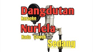 Nurlela  karaoke nada cowok [upl. by Redyr]