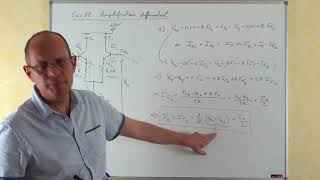 Exo10  Amplificateur différentiel à transistors bipolaires 1 [upl. by Briant]