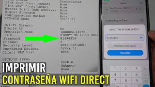 Cómo OBTENER CONTRASEÑA de WIFI DIRECTEpson L1250L3250Muy Fácil [upl. by Schram209]