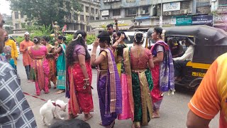 Marathi Cultural Dance In Bandra Mumbai [upl. by Annayad]