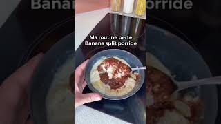 Recette healthy microonde 2 min de ma routine perte ✨ porridge maigrirsansregime [upl. by Hollerman]