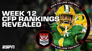 Week 12 College Football Playoff Rankings REVEALED 👀  ESPN College Football [upl. by Orian]