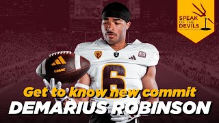 Get to Know RB Commit Demarius Robinson [upl. by Norford]