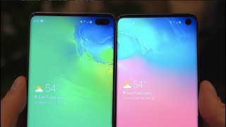 Samsung Galaxy S10 vs Galaxy S10 Plus The Differences [upl. by Anitsuga380]