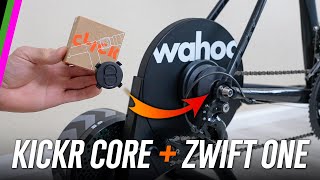 Wahoo KICKR CORE Zwift One Review  Virtual Shifting on a KICKR [upl. by Delila124]