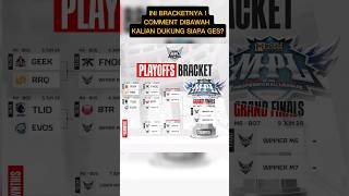 jadwal playoff mpl indonesia season 13 mobilelegends mpl trending shorts [upl. by Anaujnas30]