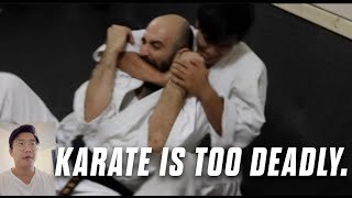 Why karate is too DEADLY for sport karate martialarts mma fighting selfdefense combat ufc [upl. by Rigby727]