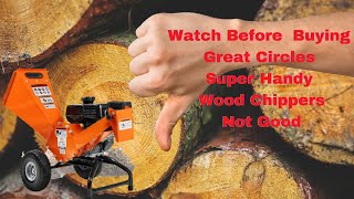 Do Not Buy Super Handy Wood Chipper Made By Great Circle [upl. by Htenaj]