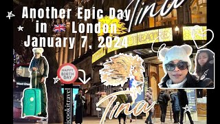 JANUARY 7 2024 ANOTHER EPIC DAY in 🇬🇧LONDON l TINA MUSICAL ALDWYCH THEATRE sightseeing tinaturner [upl. by Ainaj]