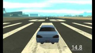 GTASA Speed Test Flash vs Jester vs Elegy [upl. by Ahsiekal]