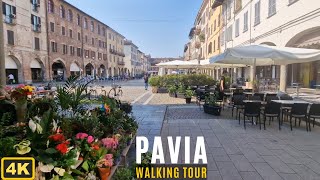 Pavia the Old City  4k Walking Tour [upl. by Tindall224]