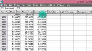 EViews10Estimate Bounds Cointegration Test ardl ecm boundstest cointegration [upl. by Eimmit]