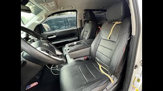 2019 Tundra cheap Leatherette seat covers EKR brand [upl. by Yuht]